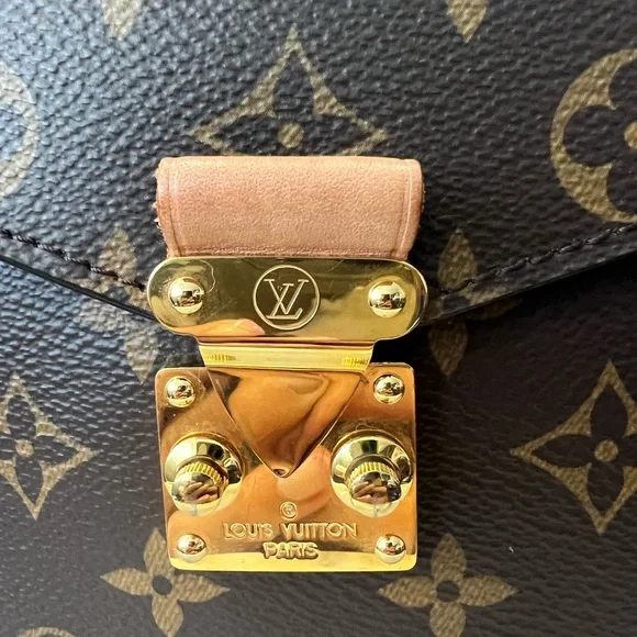 Louis Vuitton Pochette Métis Shoulder Bag Brown Canvas, * AUTHENTIC * - Picture 2 of 12